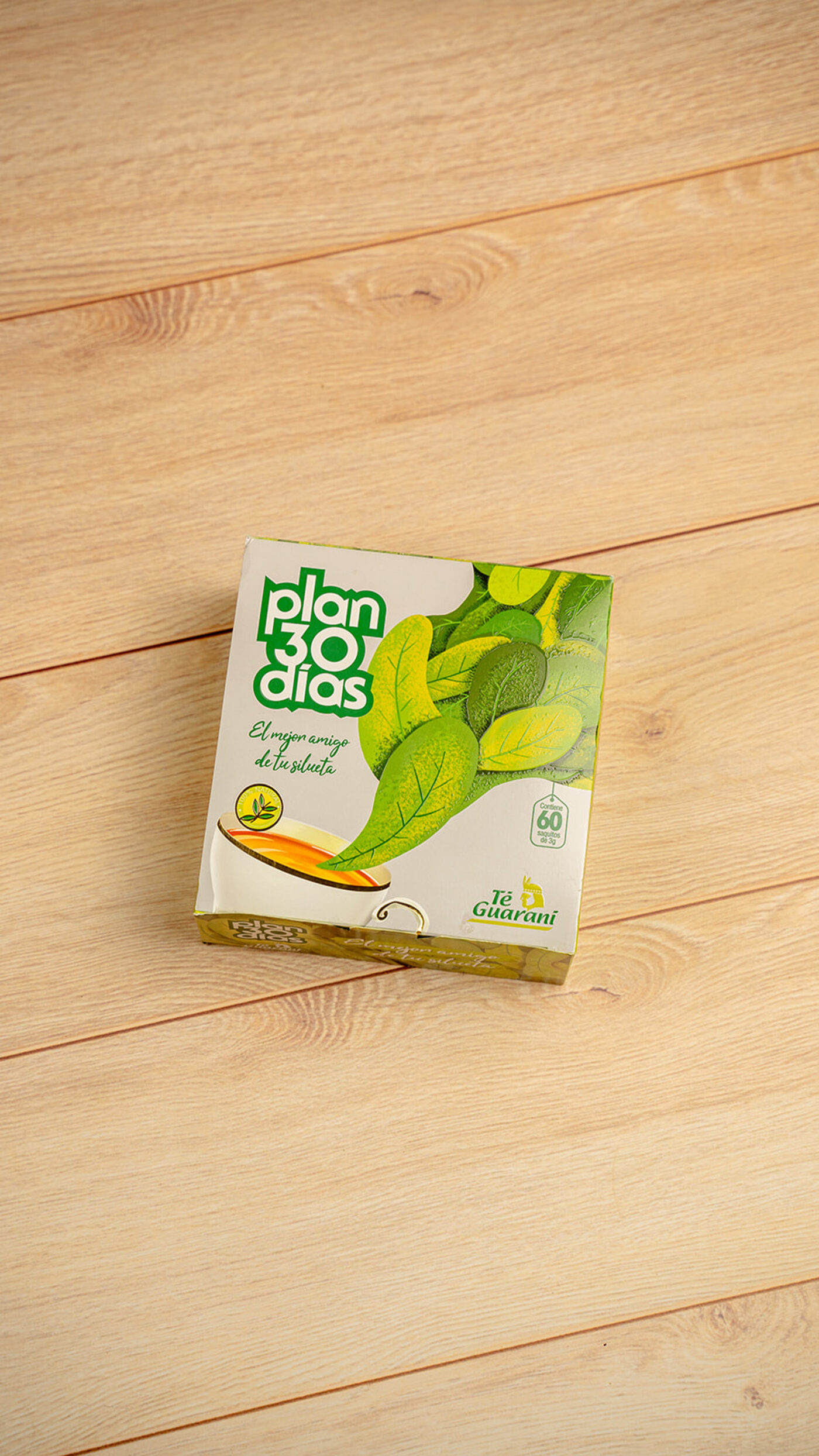 Caixa do Plan 30 Dias, chá fitoterápico da Té Guarani